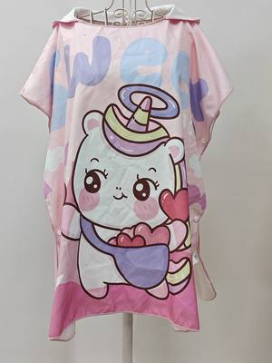 儿童套头浴袍